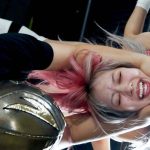 YUE＆夏目みらいMIXプロレスで屈強な男子レスラーに反り系の技を食らう【腰破壊SPECIAL 4】