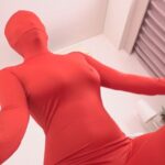 巨乳の女性がゼンタイを着用してもっこりM男と股間を擦り付け合う【全身タイツ超絶濃厚FUCKラバーウーマン 02】