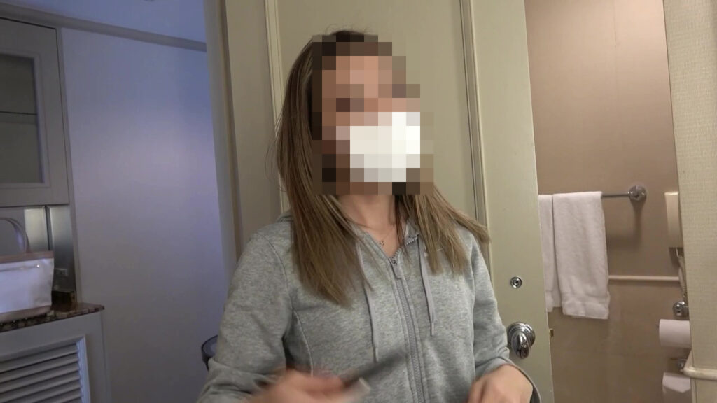 剃髪ロングヘアーギャル