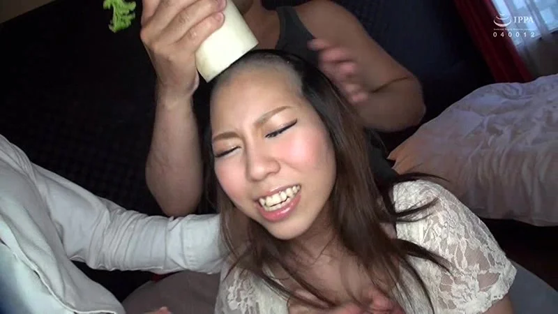 剃髪落ち武者ヘアー