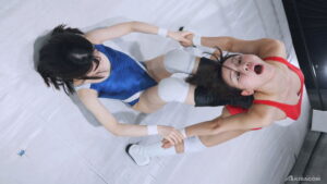芦名ほのかvs百崎きっかが地下リングの中で熱く・激しく・美しく・艶めかしい闘いに身を投じていく【BWP Vol.111 新鋭サバイバル】