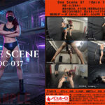 黒マスク美女の鍛え上げた肉体を駆使してM男の金玉を金蹴りで蹴り上げる【One Scene 37】